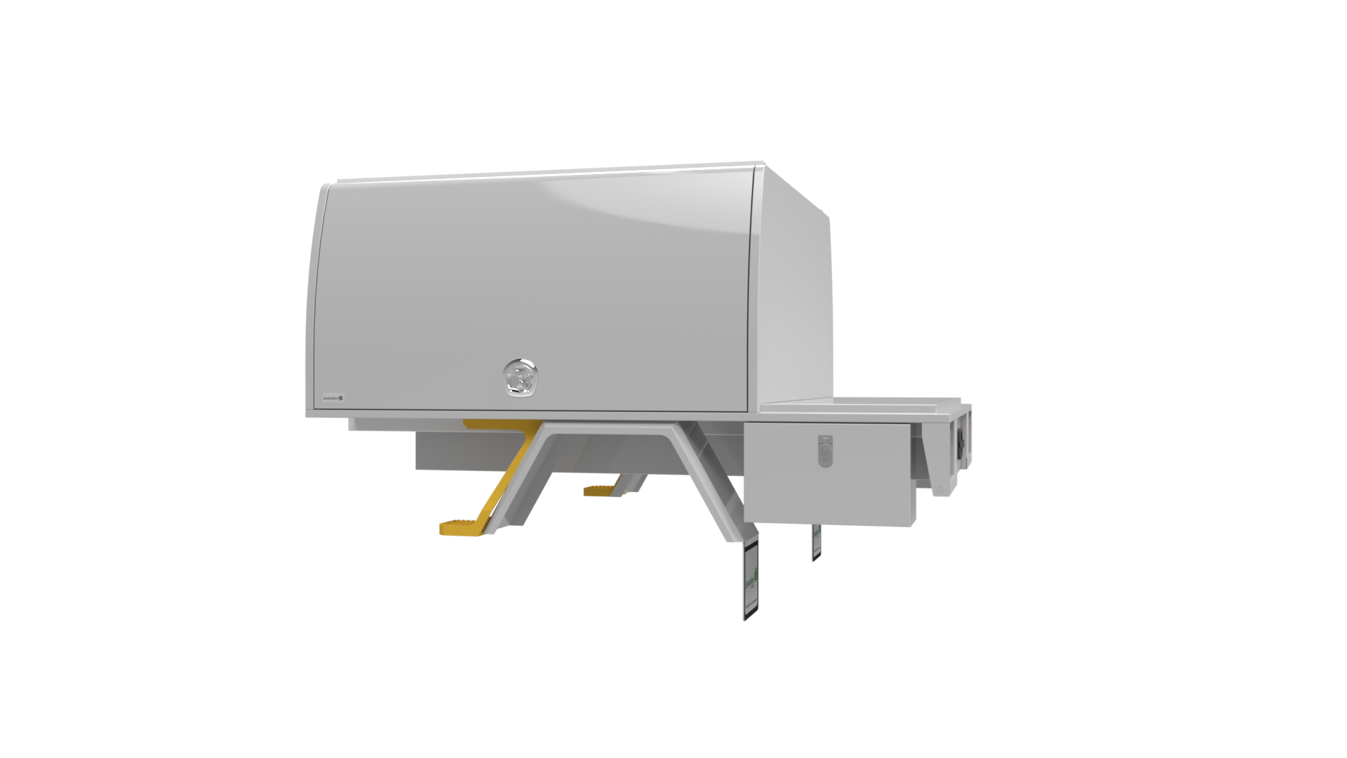 Three Quarter Two Door Canopy — 360 view