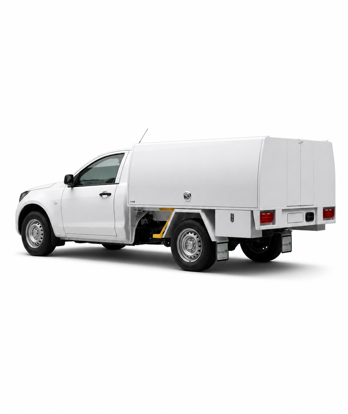 Enviroline commercial fleet canopy service body on a ute