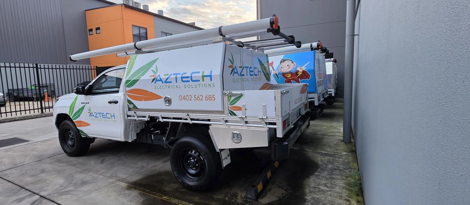 Enviroline Fleet customer vehicles