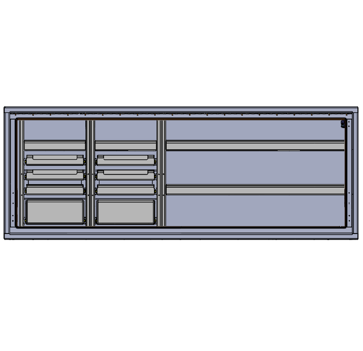 Layout 5 — 2x Drawer & Shelf Set