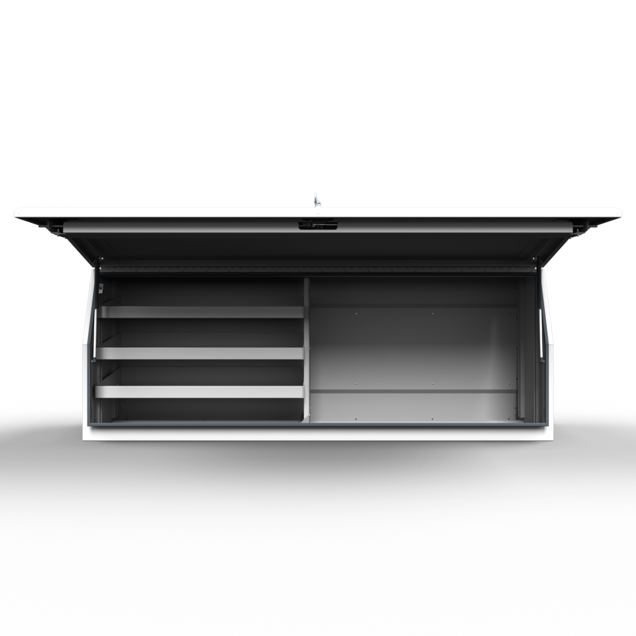 Layout 4 — shelving with spare gap